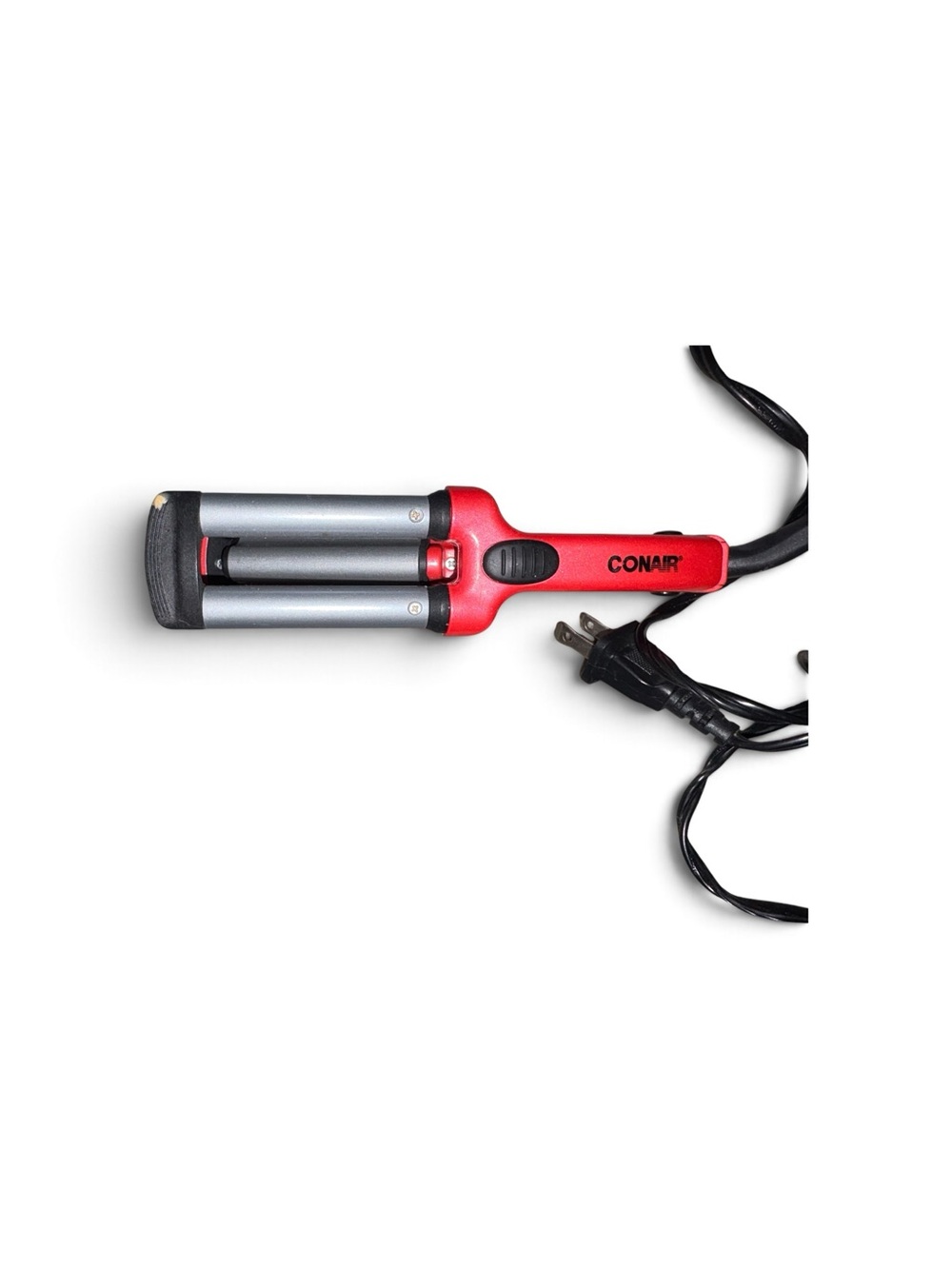 Conair Red 3-Barrel Waver Hair Styling Iron